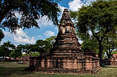 Ayutthaya, Thailand. Wat Phra Ram, One of several minor stupas in the southwest area of the temple.